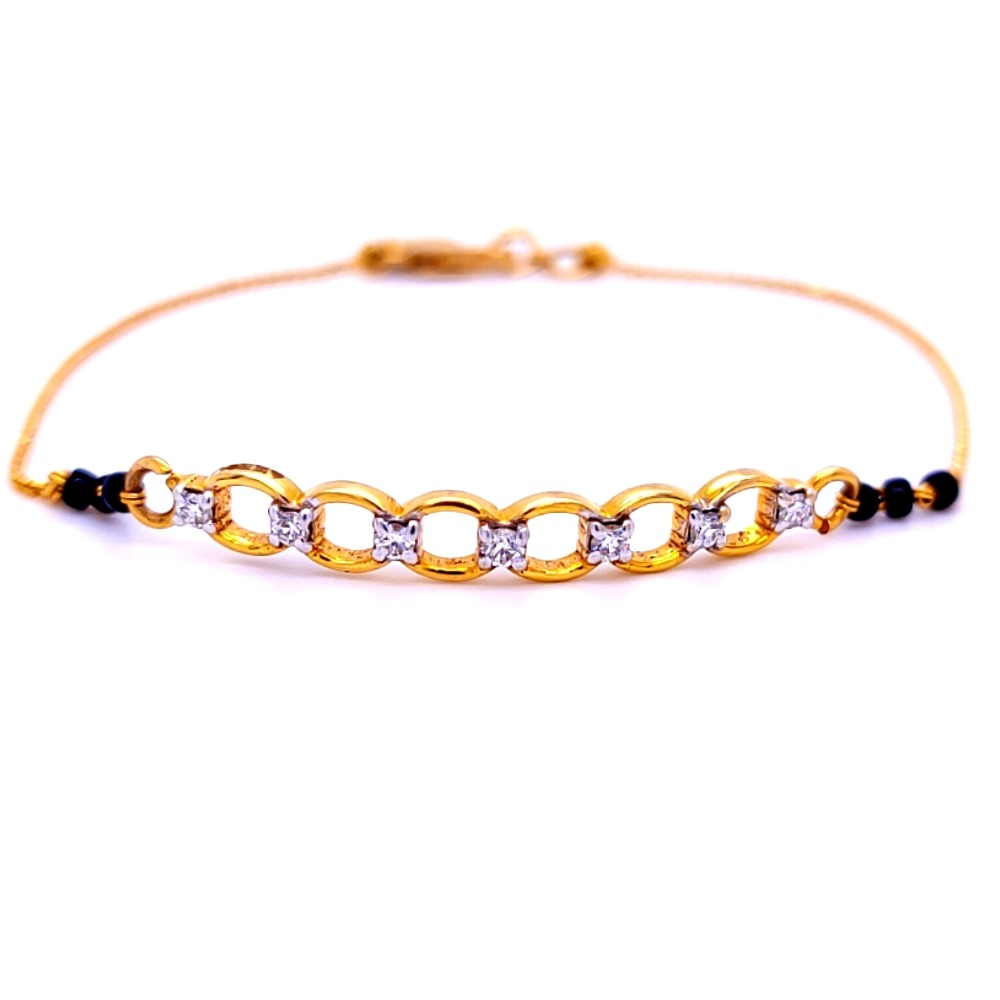 Labella semi curved womens chain bracelet