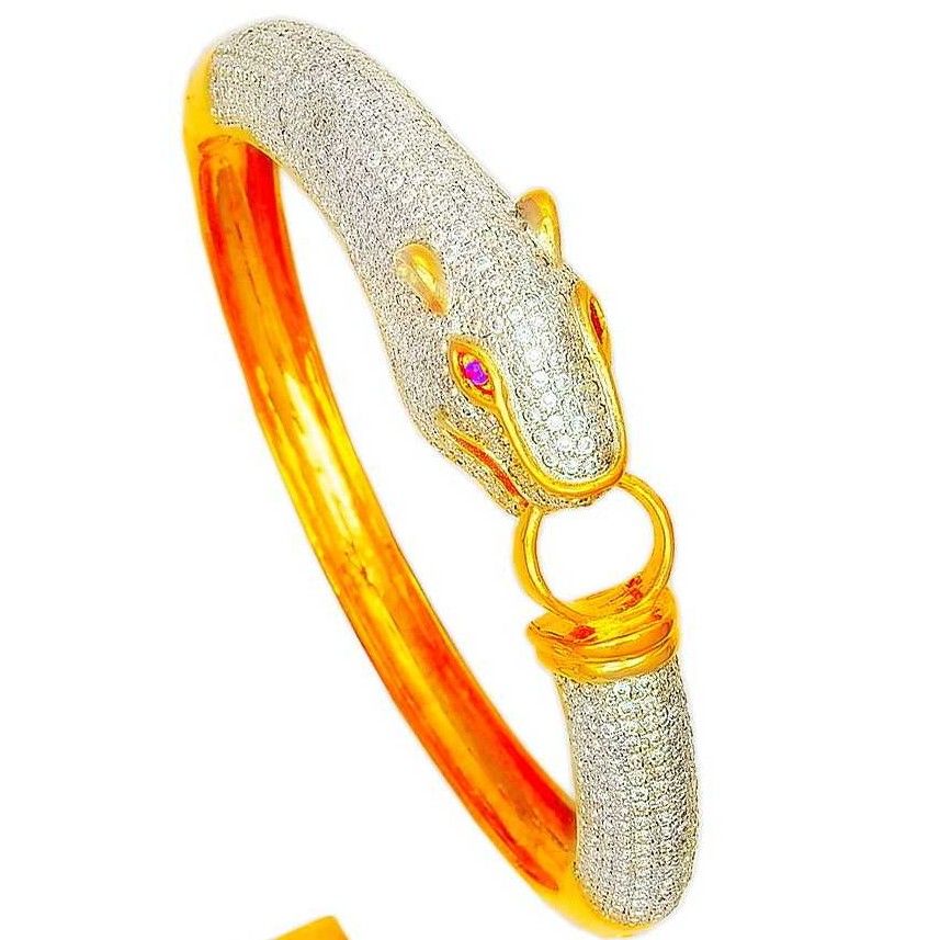 22K/916 Indian Gold Designer Kada