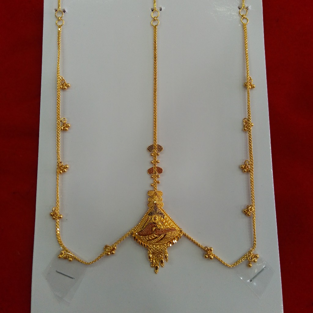 916 gold delicate chain calcati bandhi