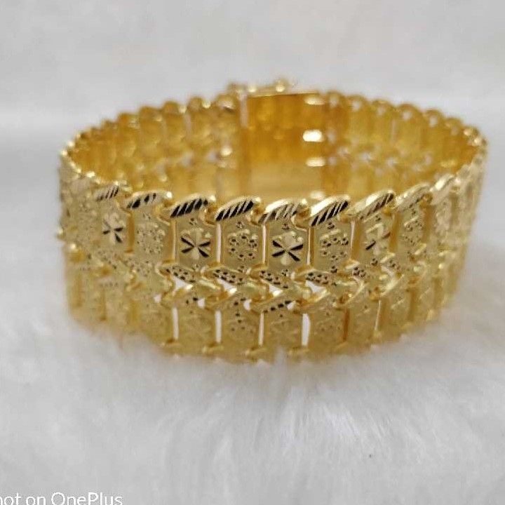 22KT Gold Wedding Gents Bracelet