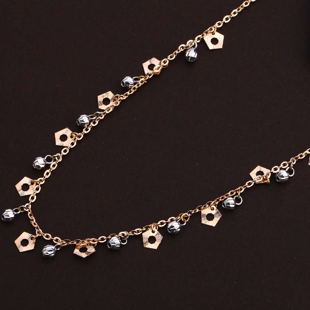 18KT Rose Gold Classic Hallmark Necklace RTM123