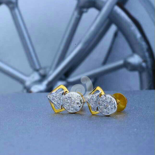 18ct Casual Were Cz Gold Tops