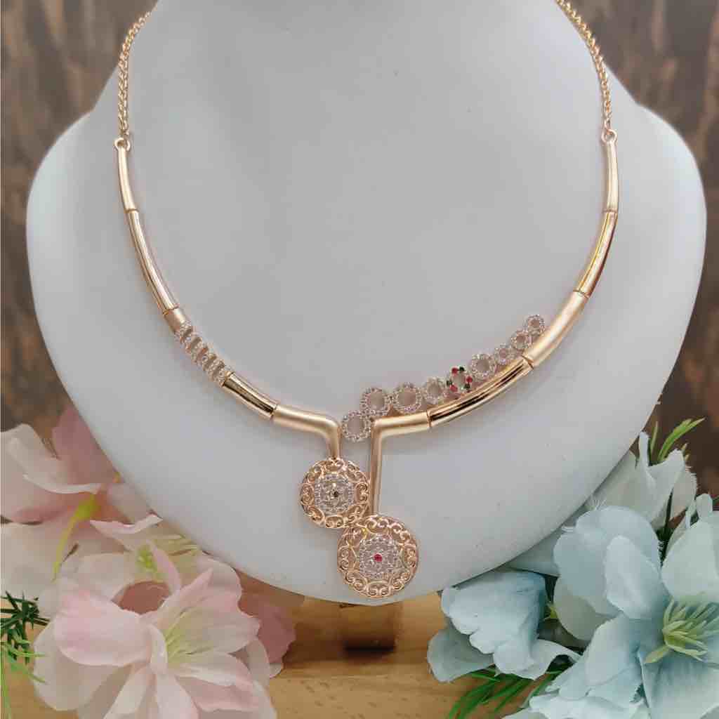 925 silver Rosegold plated Necklace