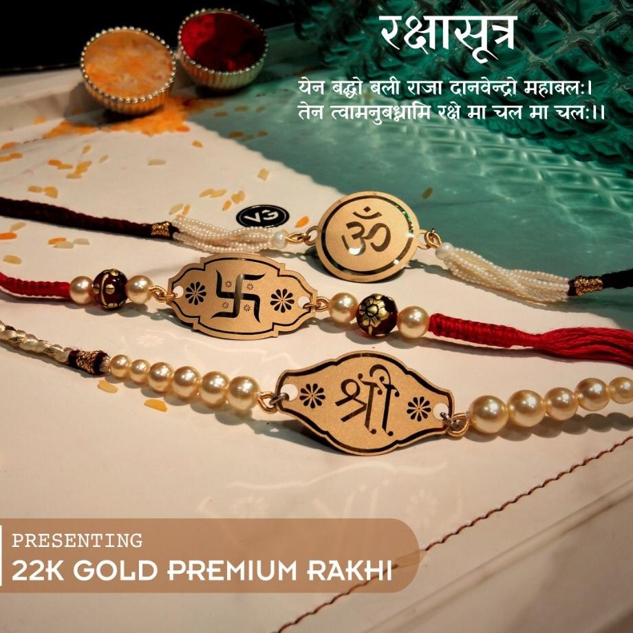 22Kt Gold Rakhi RH-GR03