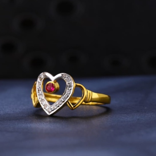 22 carat gold hallmark designer ladies rings RH-LR383
