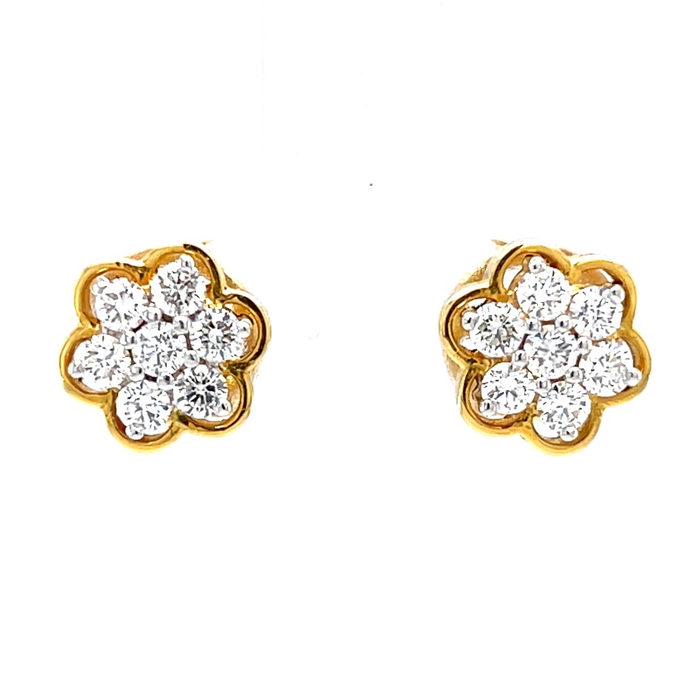 Seven diamond floral kudi premium diamond jewellery 8top3