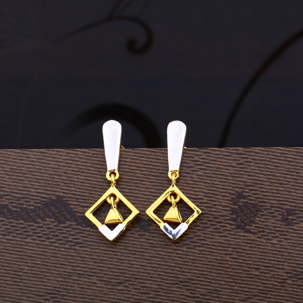 Ladies 916 Gold  New Designer Earring -LPE32
