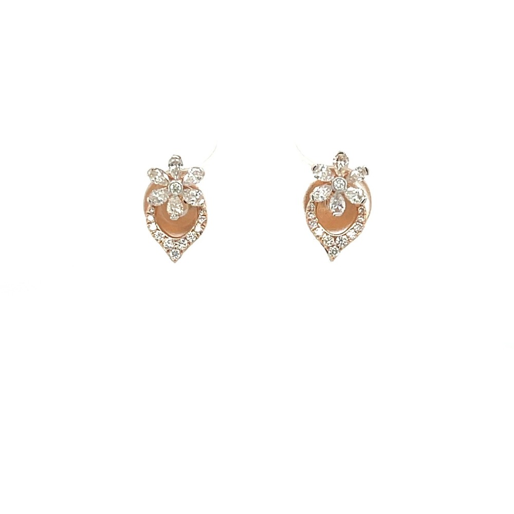 Kukka Diamond Earring Tops Studs 0.49 carats