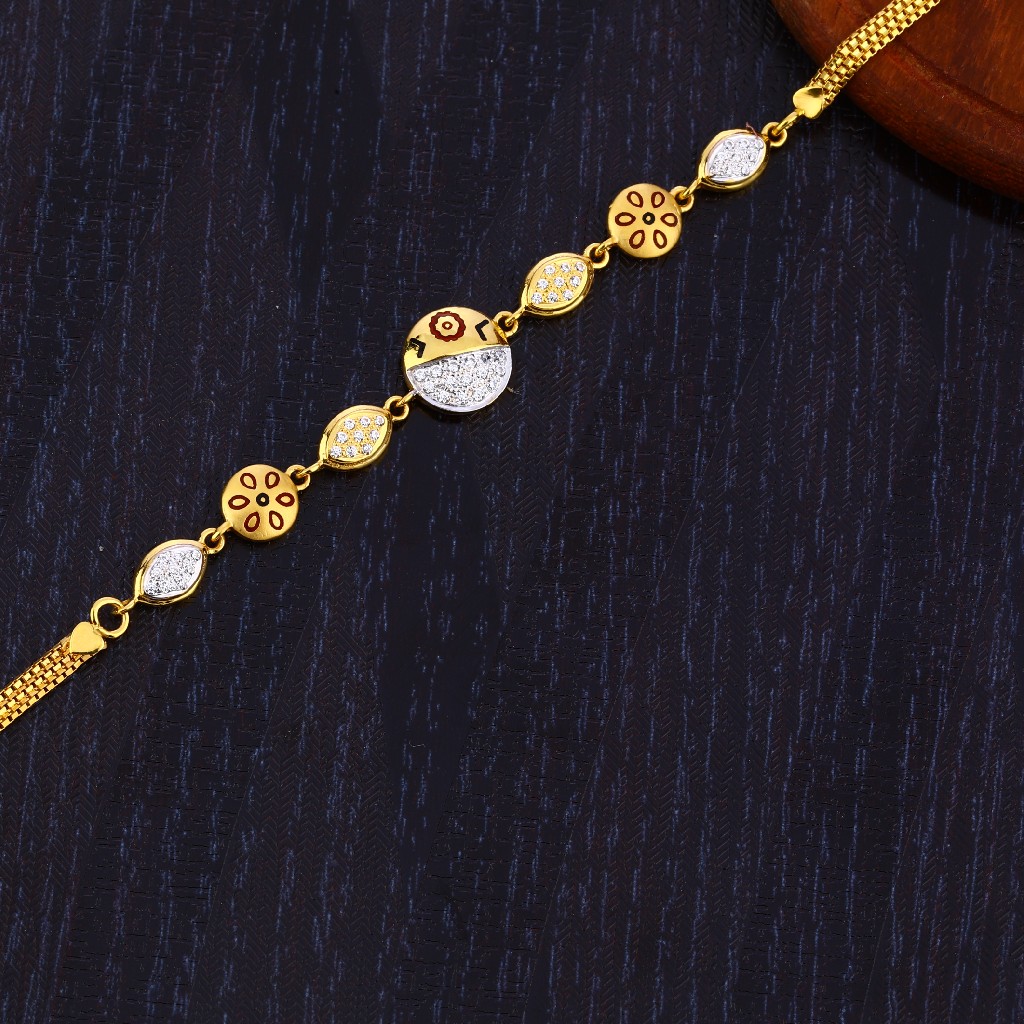916 Gold Ladies Hallmark Classic Bracelet LB341
