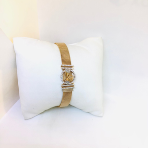 DESIGNING FANCY ROSE GOLD BRACELET