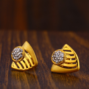 22CT Gold Designer Ladies Tops Earrings LTE11