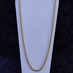 22KT/916 Yellow Gold Gazelle Chain For Unisex