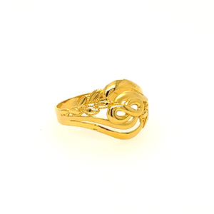22k Gold Plain Elite Ring