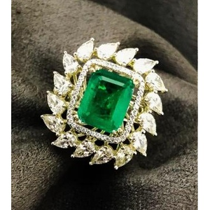 9KT Royal Style Swarovski Ring
