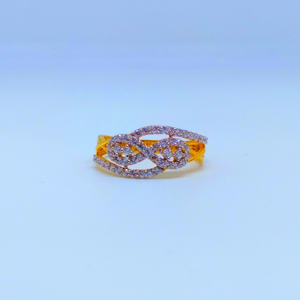 22 KT 916 Hallmark fancy Ladies diamond ring