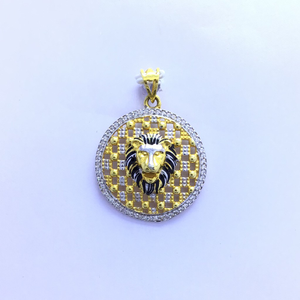 FANCY LION GOLD PENDANT