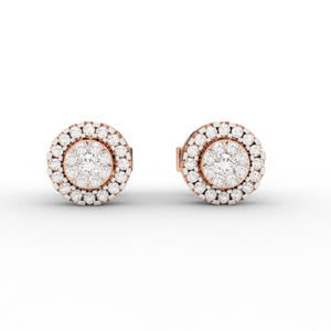 Miracle Halo Diamonds Earrings