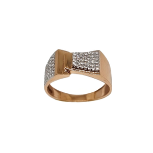 18K Rose Gold Modern Gents Ring MGA - GRG0262