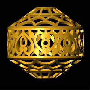  22K / 916 Gold mala casting Indian Ball
