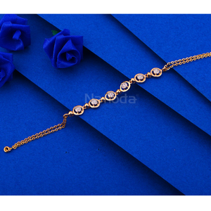 750 rose gold cz stylish hallmark women's bra