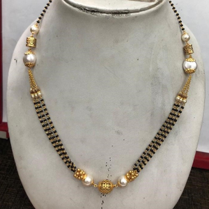 22kt gold wedding design mangalsutra