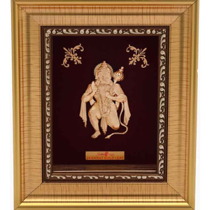 24k gold leaf hanumanji frame