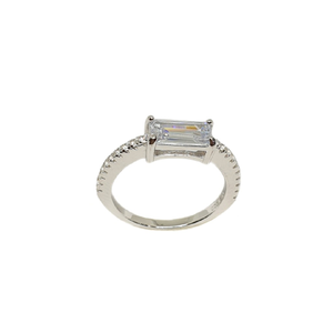 925 Sterling Silver Modern Ring MGA - LRS3481