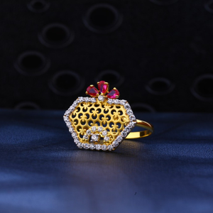 Ladies ring 916 cz
