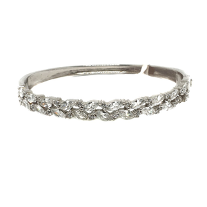 925 sterling silver diamond ladies bracelet m