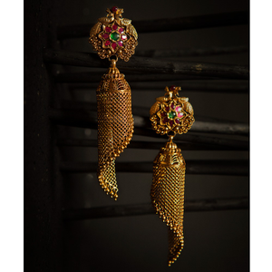916 Gold Antique Earrings