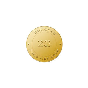 Digigold 2 gram gold coin 24k (99.9%)