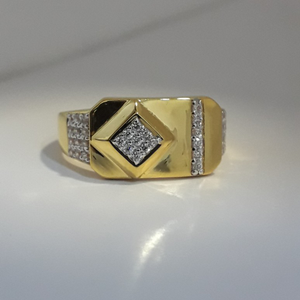 22ct fancy men's ring