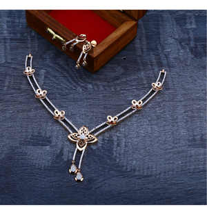 750 Rose Gold Designer  Necklace Set RN73