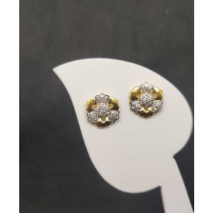 22k ladies round earring