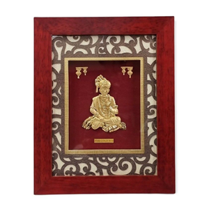 24kt Gold Leaf Ghanshyam Maharaj Frame
