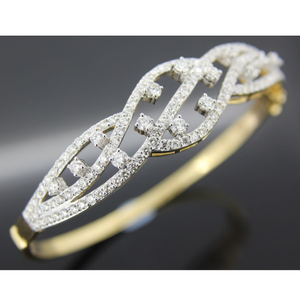 916 Gold Stylish Diamond Bracelet For Women G