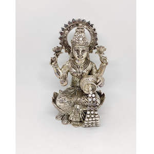 Antique silver goddess lakshmiji