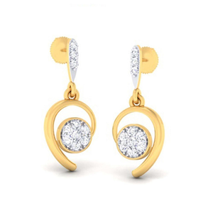 clustor loop earring