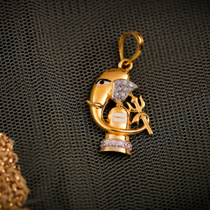 22K GANESH SHIV PENDANT