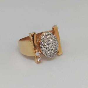 18 kt  Rose Gold Ladies Branded Ring