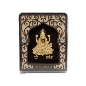 24 carat gold leaf goddess lakshmi ji frame m