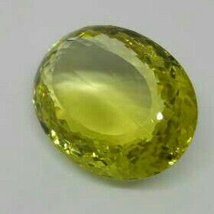 1ct oval yellow topaz