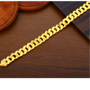 22CT  Plain Classic Gold Men's Bracelet MPB36