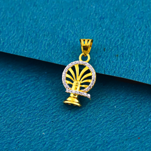 18k gold exclusive shiv ling pendant