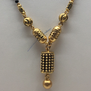 22ct antique light weight Mangalsutra DOKIYA