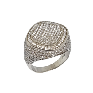 Diamond Ring In 925 Sterling Silver MGA - GRS