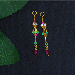 22kt multi-color gold tops latkan jj-011