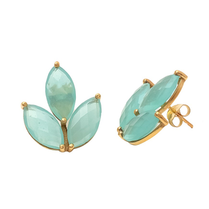 AQUA CHALCEDONY EARRINGS