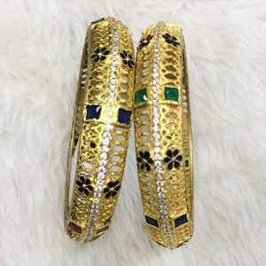 916 Gold Fancy Kada RH-B008