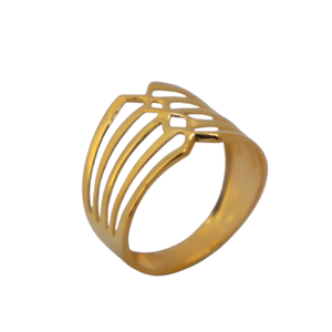 22k Gold Plain Divine Ring
